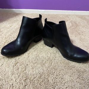 Black Heeled Ankle Booties